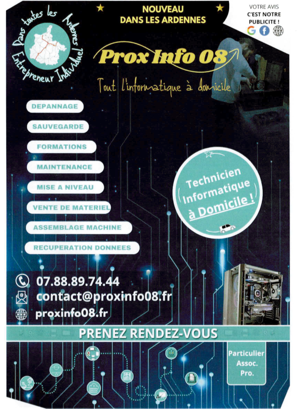 services de dépannage informatique a domicile dans toutes les Ardennes