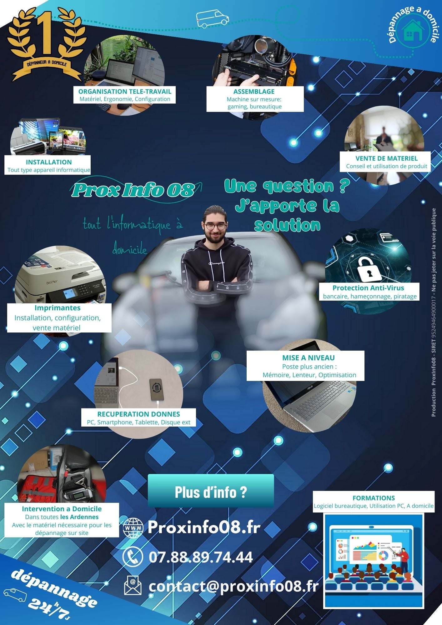 services de dépannage informatique a domicile dans toutes les Ardennes