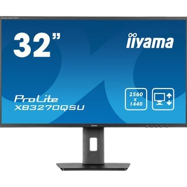 Écran Iiyama 32" - QHD -  Ajustable - XB3270QSU-B1