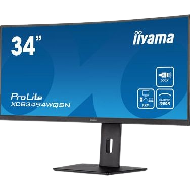 Écran Iiyama 34" - UWQHD - incurvé - 21:9 - modèle XCB3494WQSN-B5